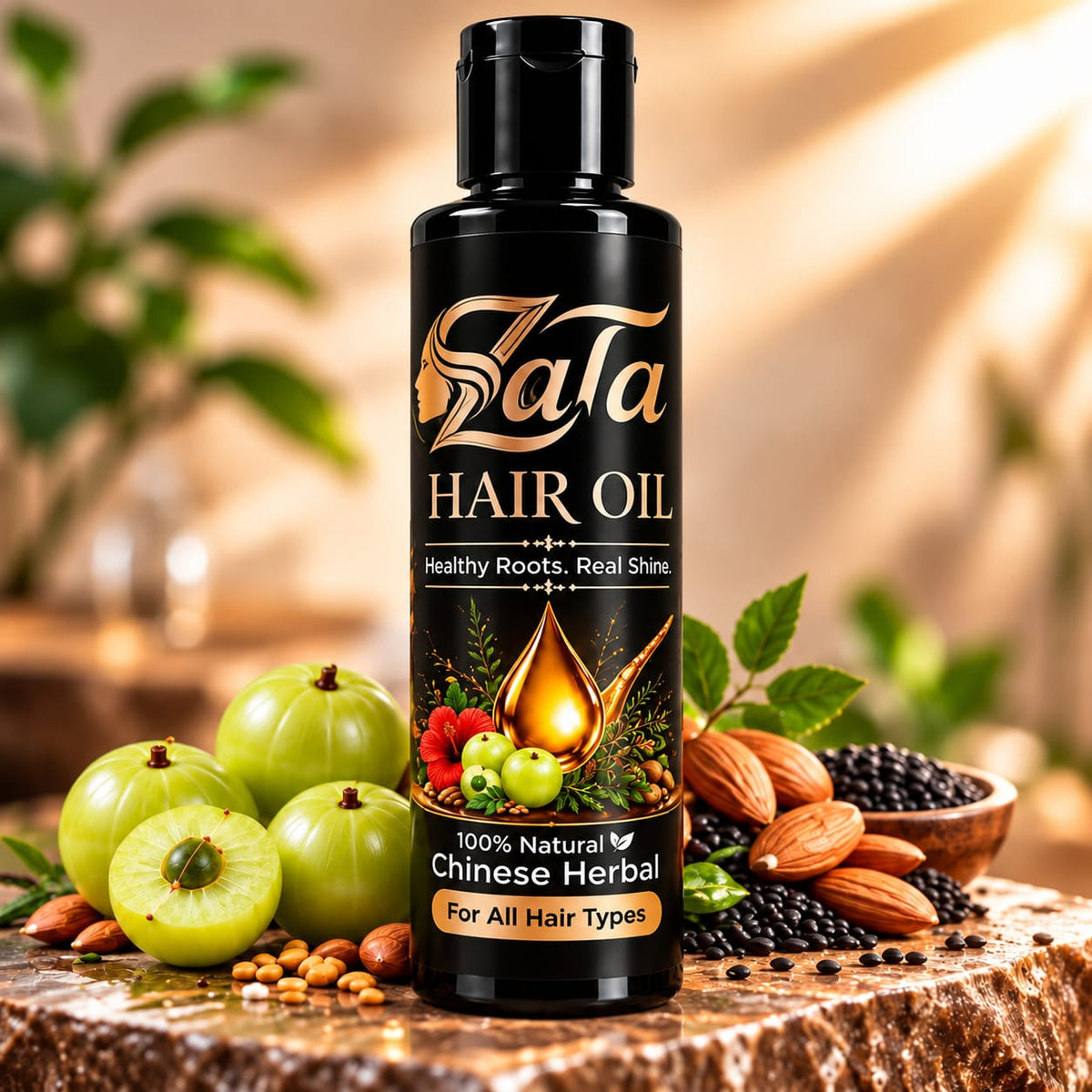Herbal Hair Oil – For All Hair Types